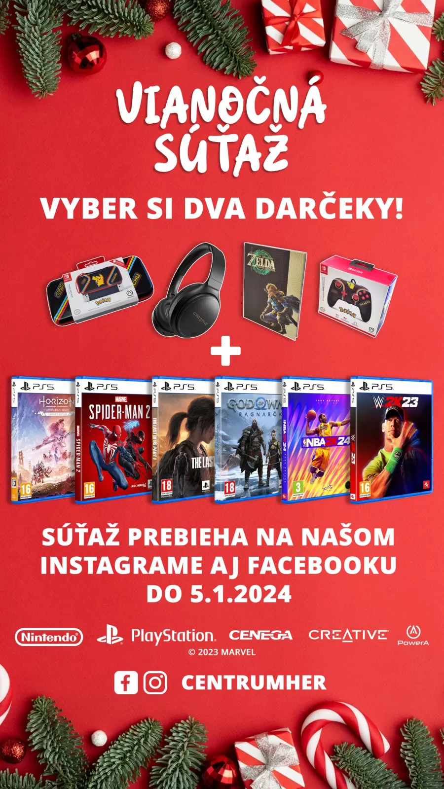 Vianočn&aacute; s&uacute;ťaž centrumher