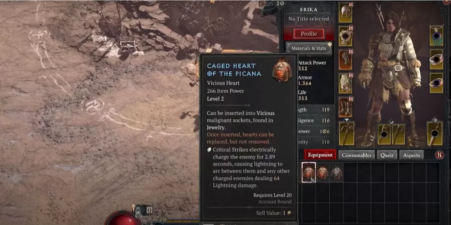 Diablo IV Season 1 Gem Socket