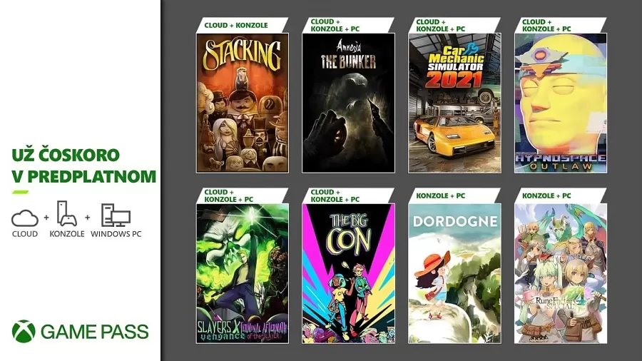 Xbox Game Pass Hry Jún 2023