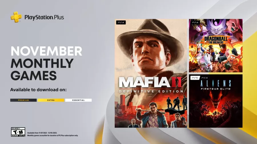PS Plus hry November Listopad 2023 Mafia 2 definitive edition