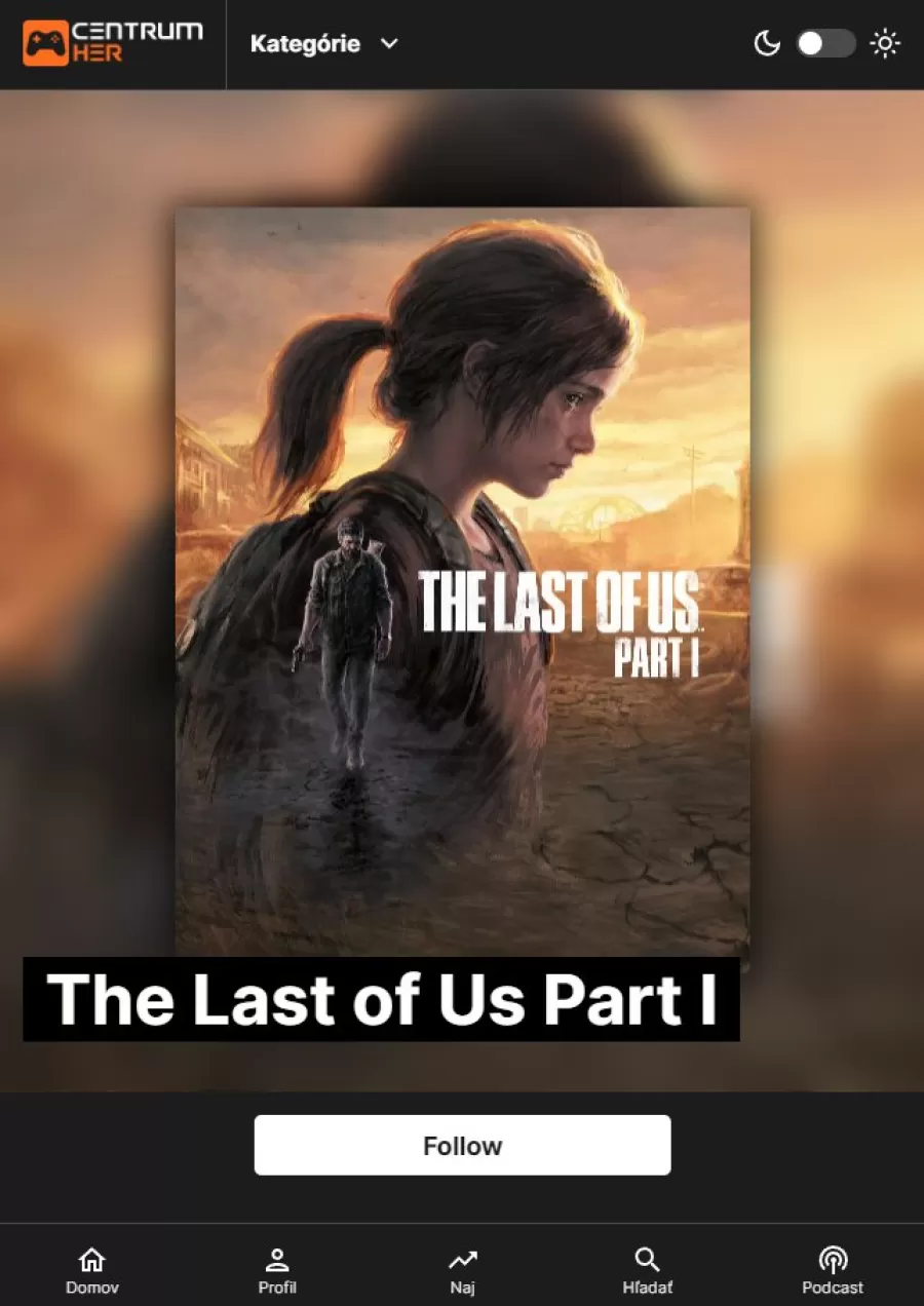 TLOU nova karta hry