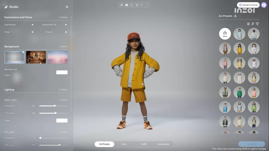 inZOI Character editor 7