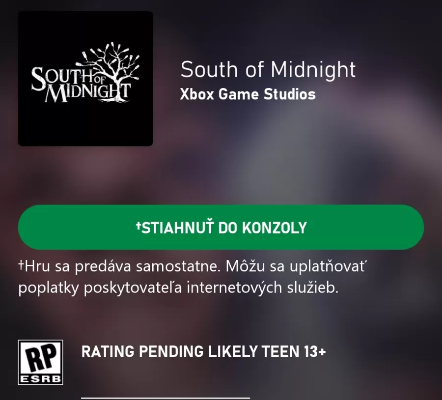 South of Midnight stiahnuť do konzoly