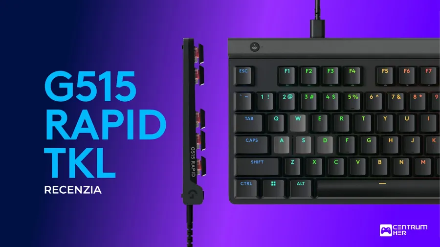 Titulný obrázok pre recenziu s nadpisom Logitech G515 RAPID TKL