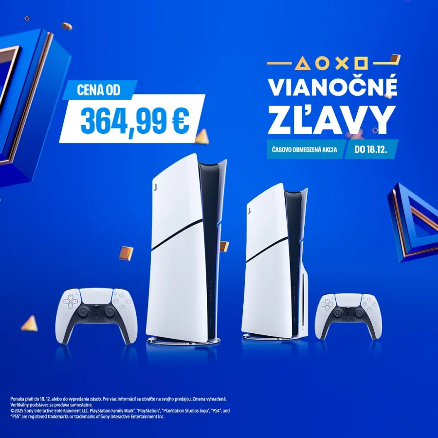 PlayStation 5 cena vianoce 2025