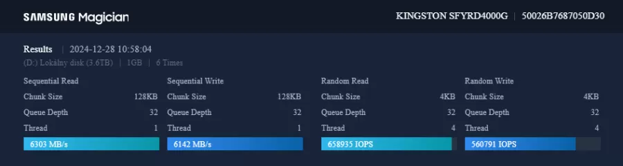 Kingston SSD test