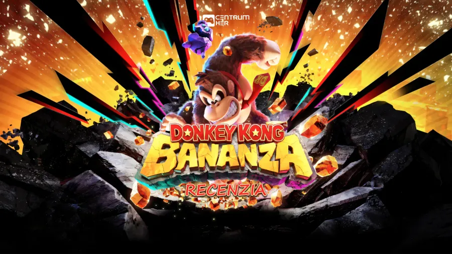 Titulný obrázok pre recenziu s nadpisom Donkey Kong Bananza
