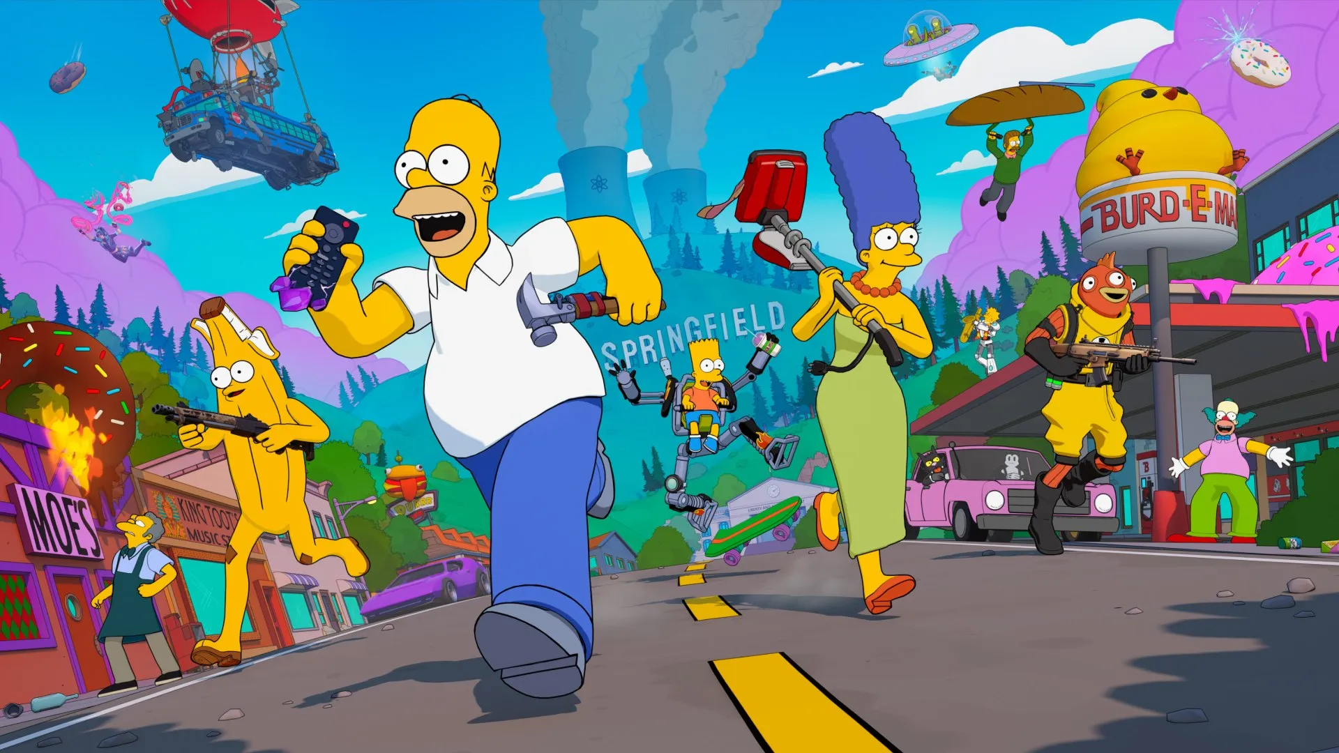 Fortnite The Simpsons game