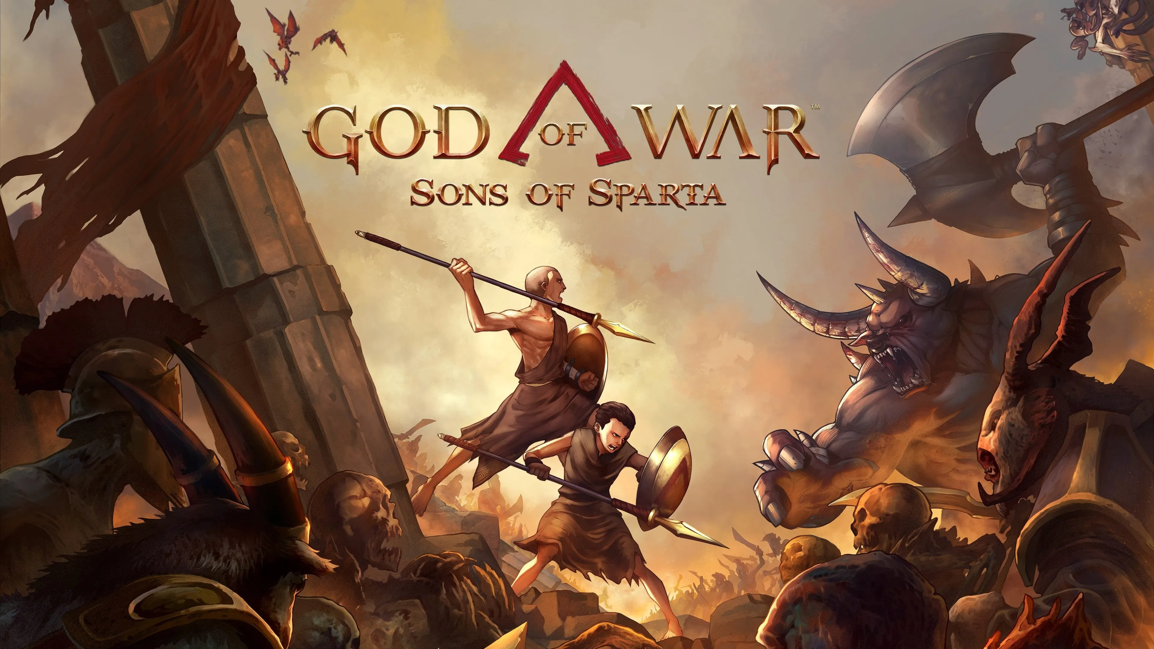 Box-art pre God of War Sons of Sparta