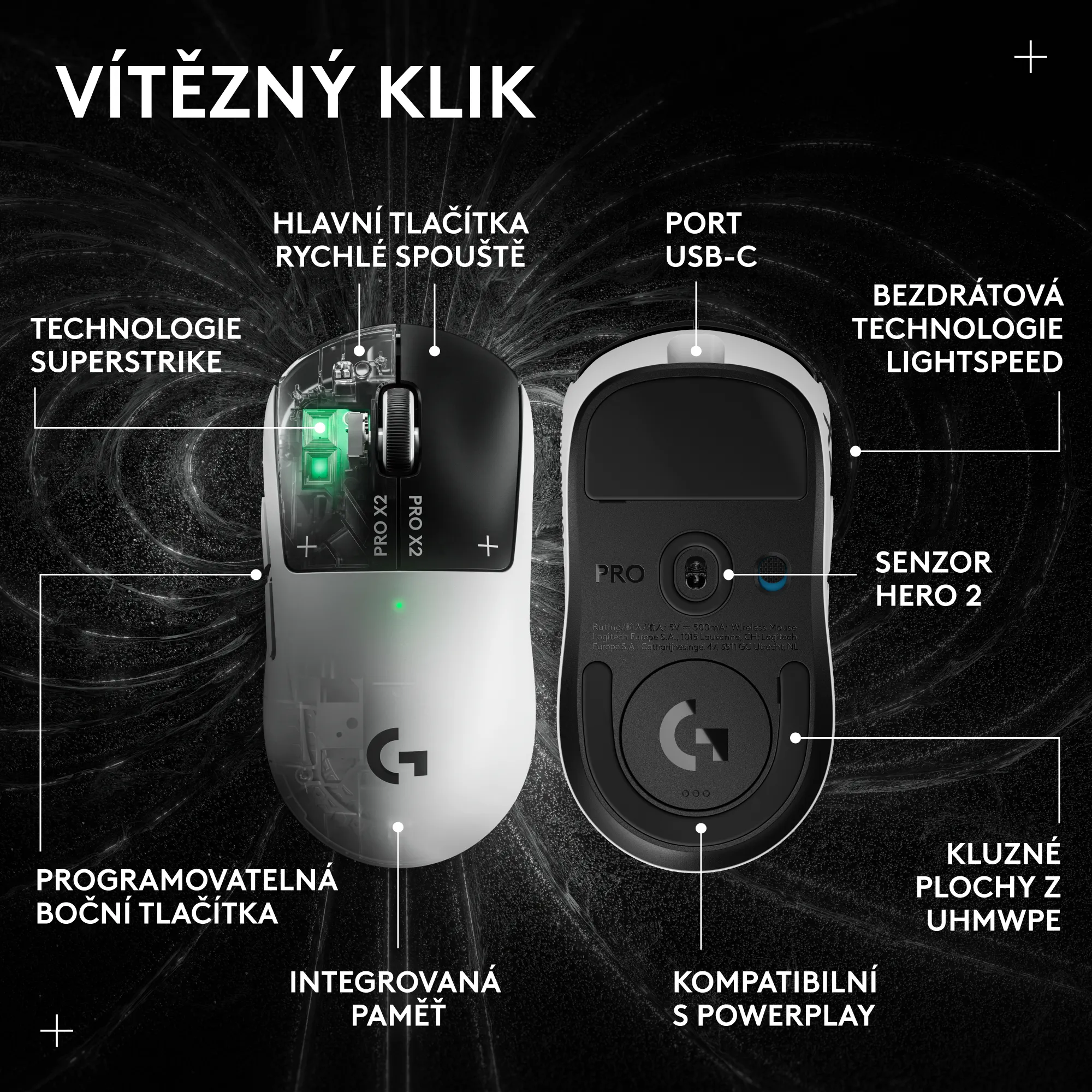 Logitech PRO X2 SUPERSTRIKE 3