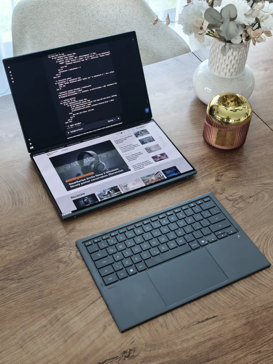 Asus Zenbook DUO 2026 UX8407AA web na v&yacute;&scaron;ku