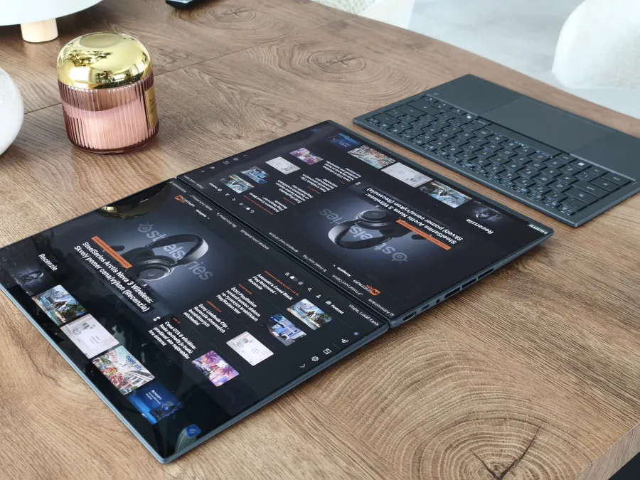 Asus Zenbook DUO 2026 UX8407AA zdieľanie obrazovky
