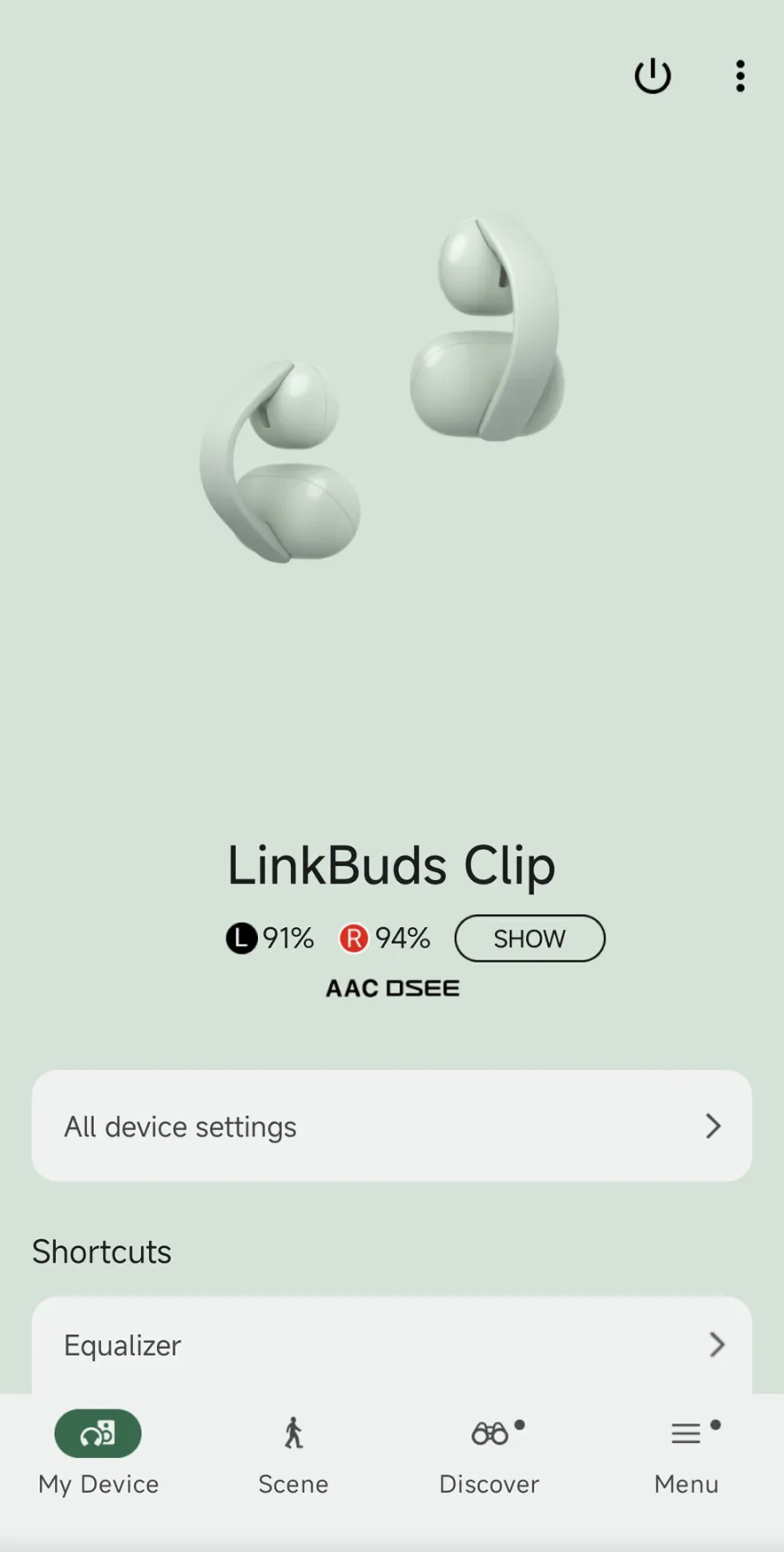 LinkBuds Clip App 01