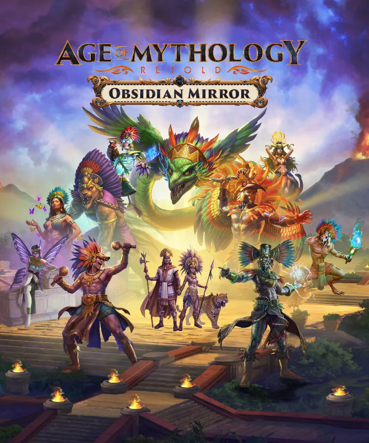 Box-art pre Age of Mythology: Retold - Obsidian Mirror